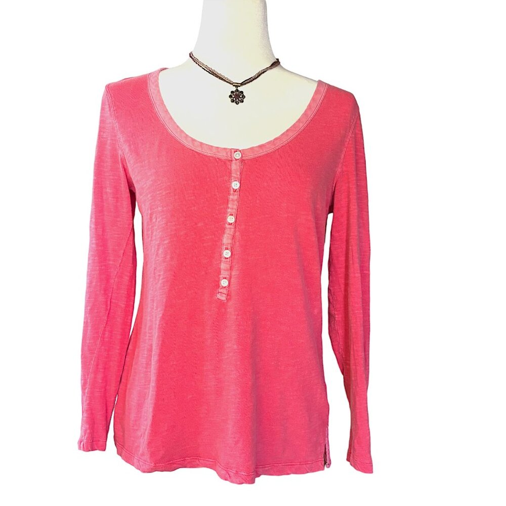 TALBOTS Scoop Neck Long Sleeve, Size M